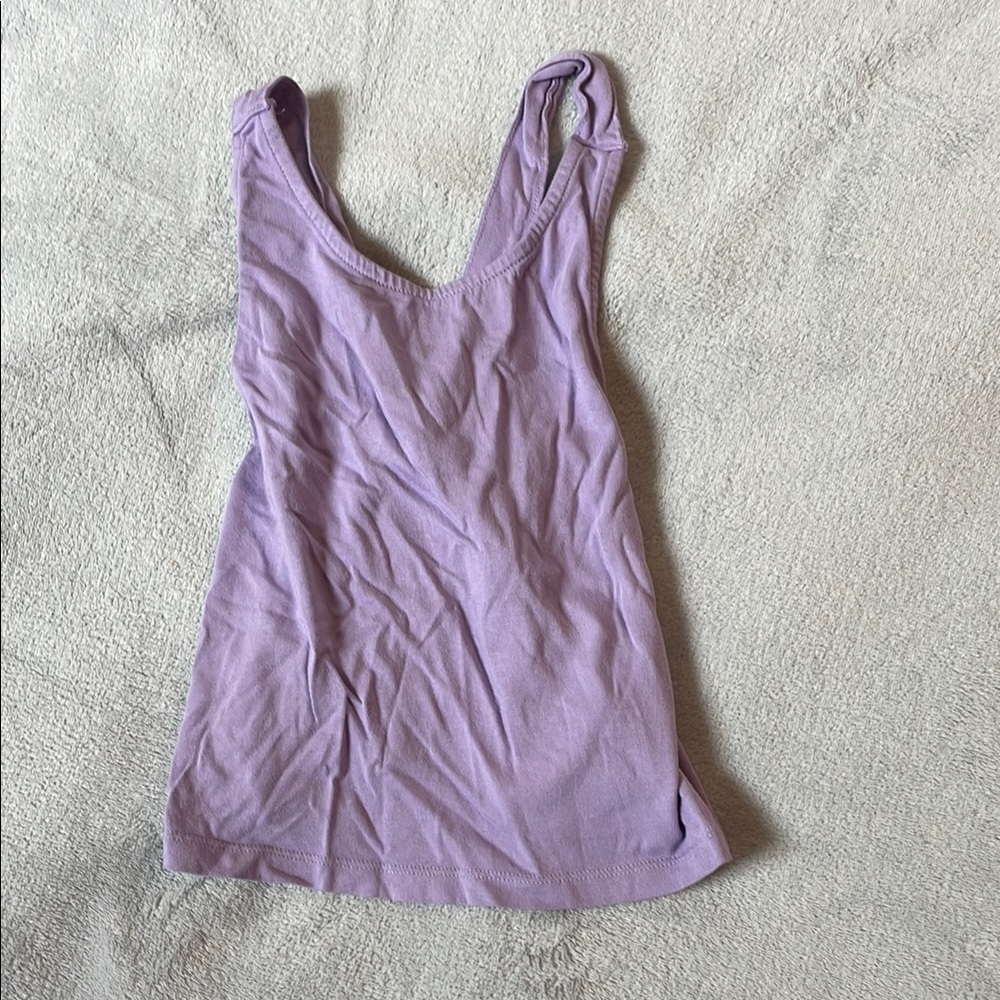 Boden Purple Sleeveless Cross Back Tank Top Size 6-7